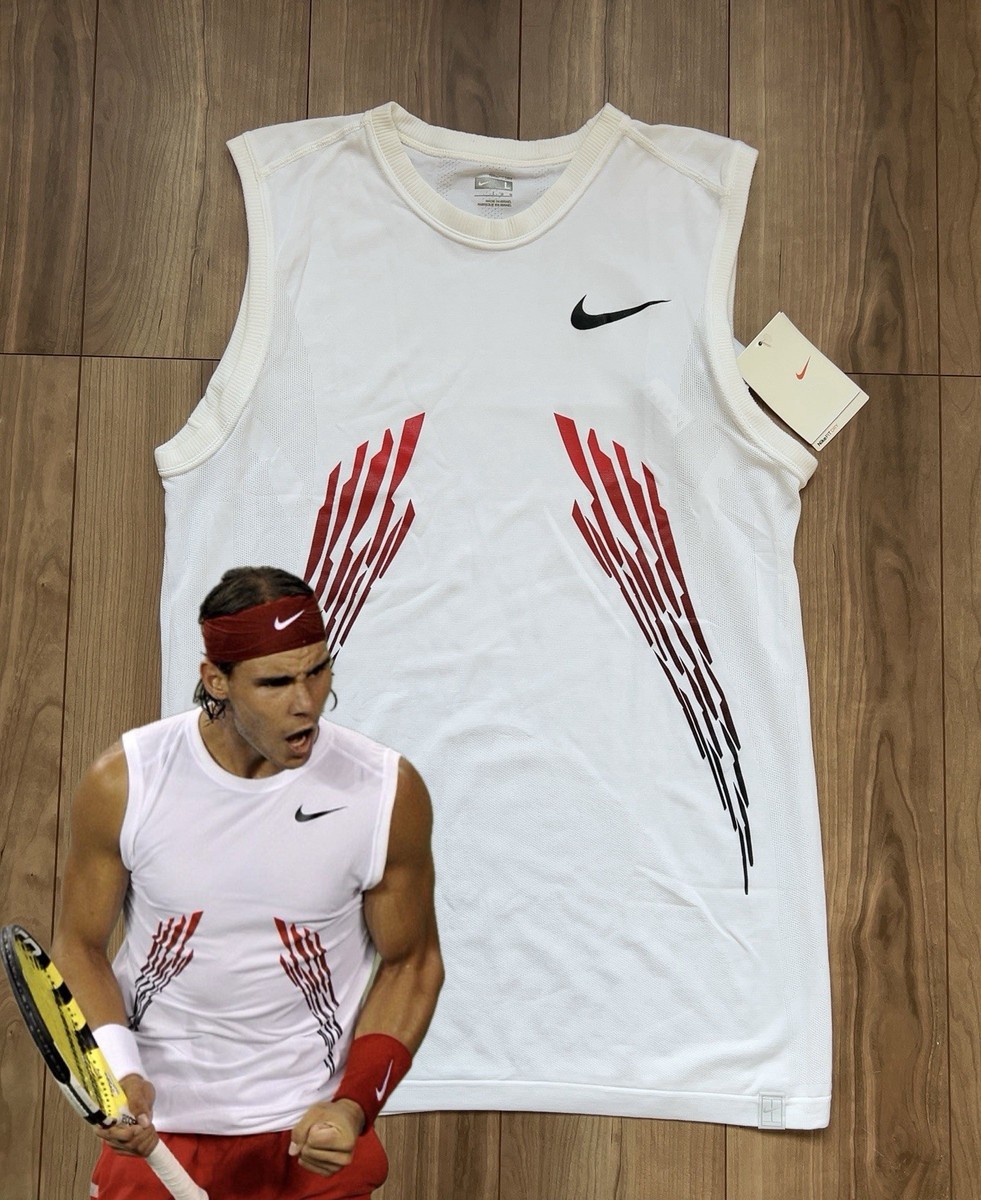 【日本未発売】【US:Lサイズ】Rafael Nadal テニスシャツ TENNIS RAFAEL NADAL SHIRT BLUE NIKE SIZE L | eBay