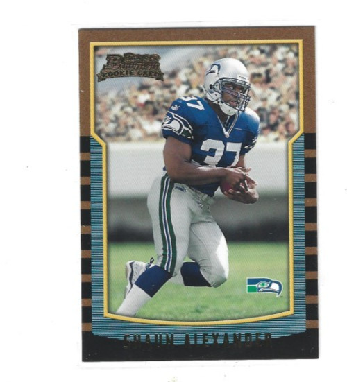 2000 SHAUN ALEXANDER BOWMAN ROOKIE CARD