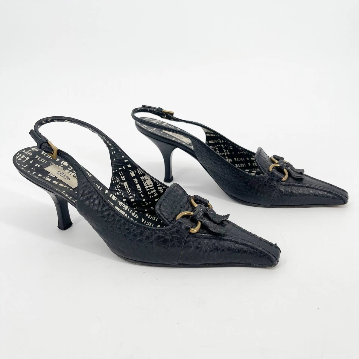 PRADA Mid (2-2.9 in) Heel Height with Vintage Heels for Women for