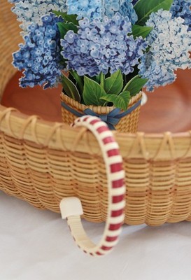 Nantucket Basket Style Cuff Bracelet ~ New ~ Artisan Hand Made ~