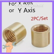 2X/Set Bridgeport Milling Machine Brass Cross Feed Copper Nut YX Axis Mill ToolA