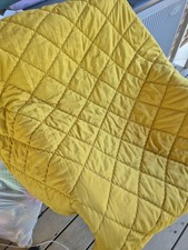 Toddler Quilt Mustard Yellow 39 x 47 Microfiber Super Soft