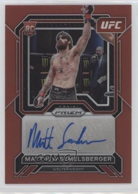 2023 Prizm UFC Superstar Red 58/99 Matthew Semelsberger Rookie Auto RC 1dh1