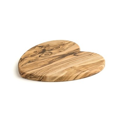 Berard Olivewood Cutting Board, Heart Shape, 8.66 x 8.27 x 0.63''