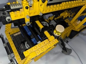Lego Set 8438 Pneumatic Technic Crane Truck Yellow Black Retired Set~ Read