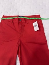Ralph Lauren Boys Dress Chino Pants Size 14 Red Color New With Tag