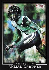 2022 Sage High Series Artistry Black #ART-AG Ahmad Gardner (RC)