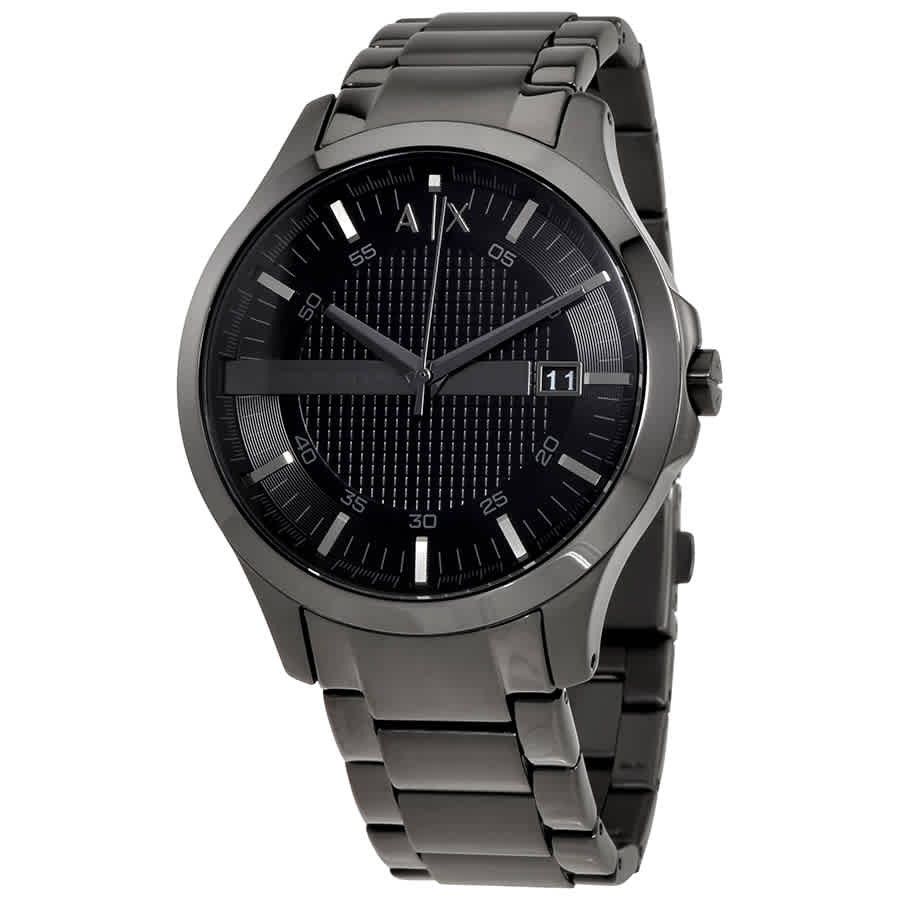 Armani Exchange Hampton Black Dial Men Gift Set AX7101