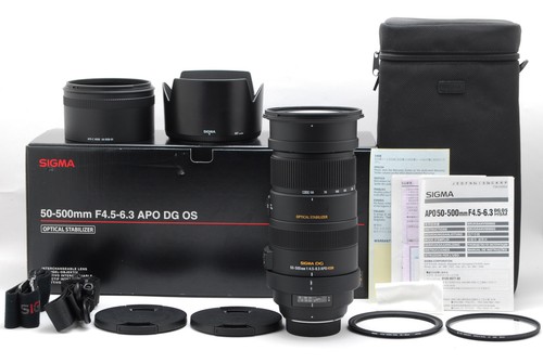 [Top MINT]  Sigma AF APO 50-500mm f/4.5-6.3 DG OS HSM For Nikon F From JAPAN