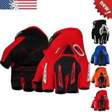 Men Bike Fingerless Gloves Cycling Non-Slip Breathable Half-fingers Sport Gloves