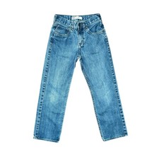 Levi's 550 Relaxed Boys Denim Jeans Size 16 Slim W26" L28" EUC 100 Cotton Blue
