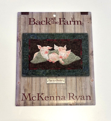 Back On The Farm Pigs In A Blanket BOF03 Block Three McKenna Ryan Quilt Pattern