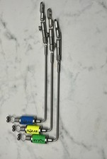 3 X Solar Flouro Bobbins Including Butt Banger Arms And Quick Release Hangers