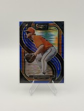 2025 Panini Select Premier Level Ethan Anderson #133 Blue Pulsar Prizm #/99