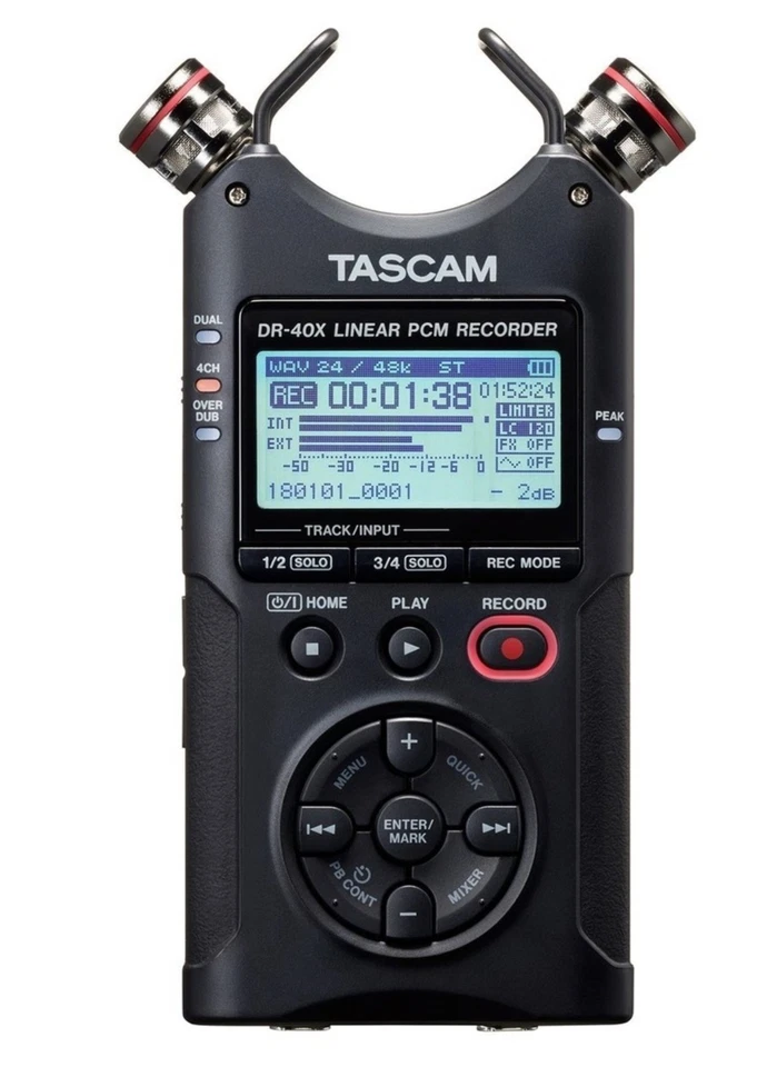 TASCAM DR-40X Four Track Digital Audio Recorder - Image 1 of 2
