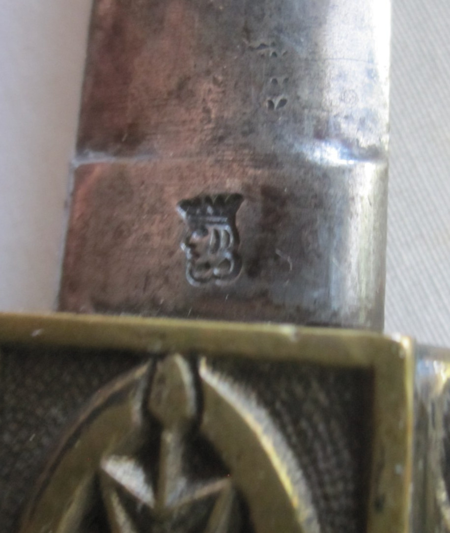 Org Rare P.O.S.A. Patriotic Order Of Sons Of America Sword George Washington