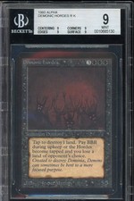MINT BGS 9 Alpha Demonic Hordes ~ Vintage Magic/MTG ~ QUAD 9