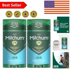 Invisible Solid Men's Deodorant Stick - All Day Protection  Fresh Scent 2-Pack