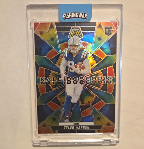 Panini 2025 Mosaic Football Kaleidoscopic Prizm Rookie Tyler Warren Colts #16