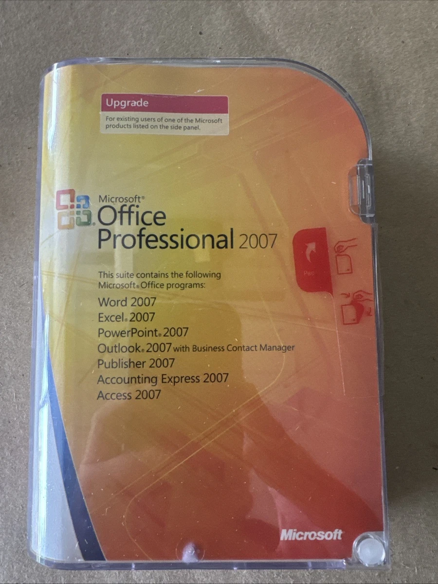 Microsoft Office 2007 Professional for sale | eBay