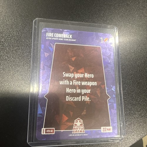 FIRE COMEBACK - HTD-60 BLAST PLAY SSP - BO JACKSON BATTLE ARENA - RARE!