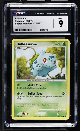 Bulbasaur graded CGC 9 for sale on eBay