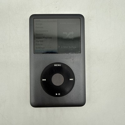 Apple iPod Classic 160GB Charcoal Gray -- READ Description | eBay