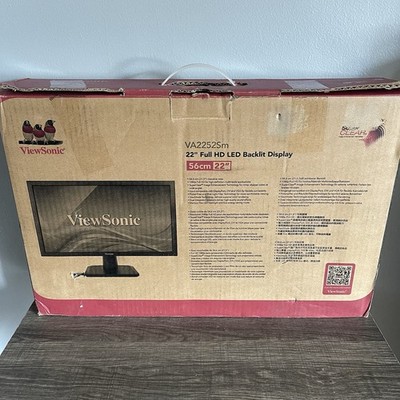 22'' ViewSonic VA2252Sm Full HD LED Backlit Display Monitor VA2252SM