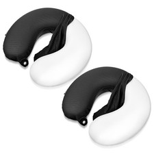 2 Packs Travel Neck Pillow Cover Reusable U Shaped Neck Pillows Airplane Case...