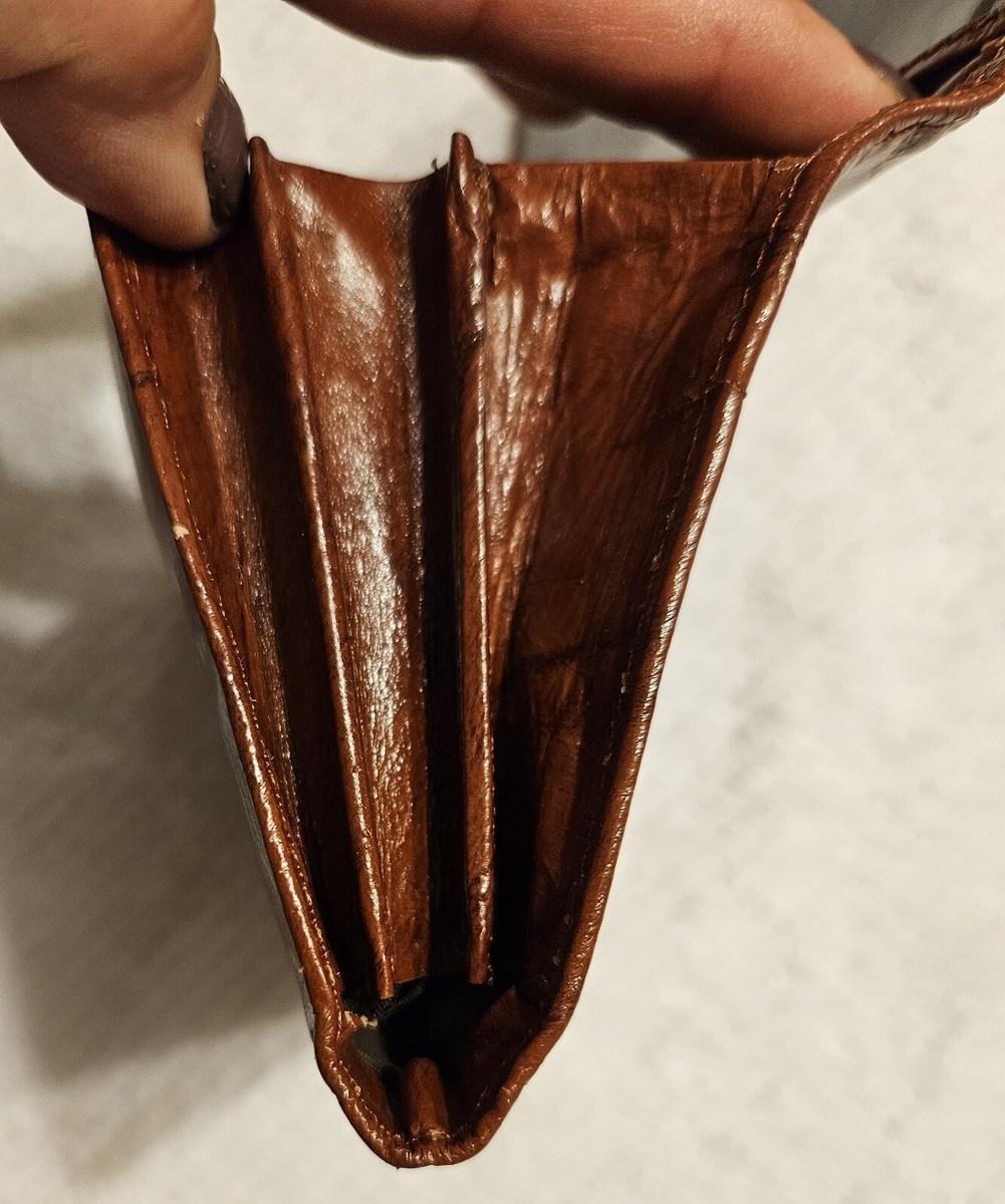 Vintage Hugo Boss Rich Brown Genuine Leather Card Holder  display picture 1