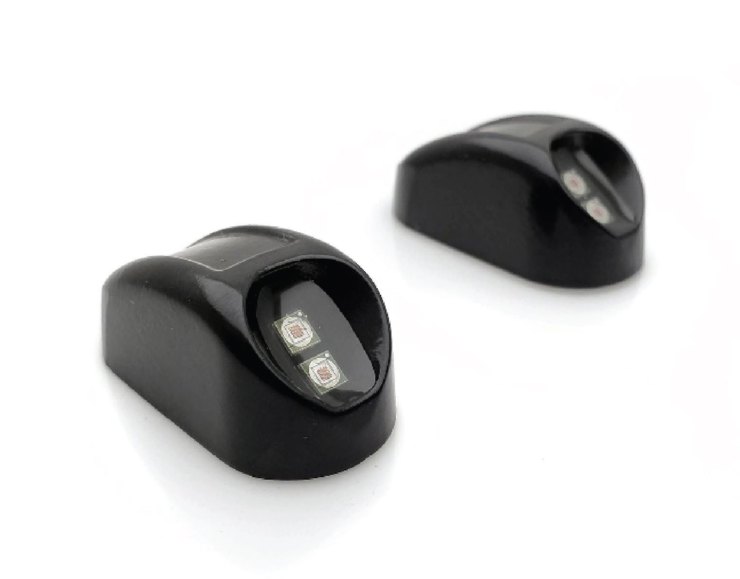 Denali Indicator Turn Signal Pods Black Honda CBR600RR 2003 - 2016