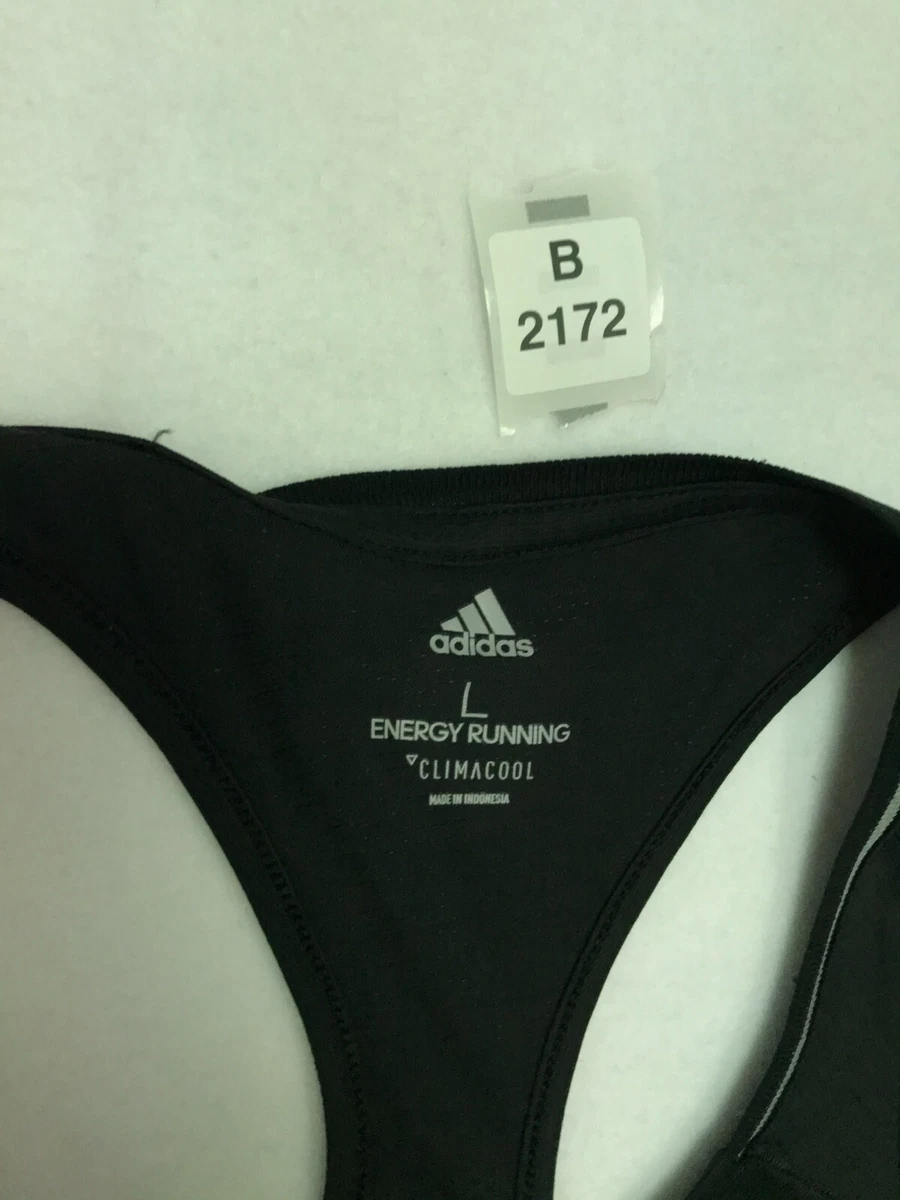 Adidas Black Size L Climacool Sleeveless Womens Activewear Gym
