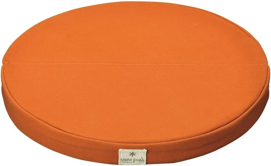 Snow Peak TM-096 Folding Lounge Cushion Orange 50cm Camp Outdoor