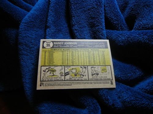 2010 Topps Heritage Randy Johnson #96. No Creases Nice Shape. FREE SHIPPING! - Picture 2 of 2