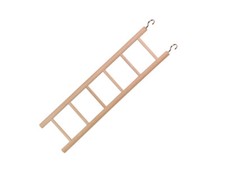 Nobby  Holzleiter 6 Sprossen; 26 x 7 cm V&ouml;gel Sittiche Kanarien Spielzeug