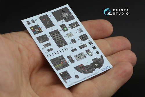 Calcomanía interior Quinta Studio QD48248 3D para Lancaster B Mk.I (modelos HK) 1/48 - Imagen 4 de 15