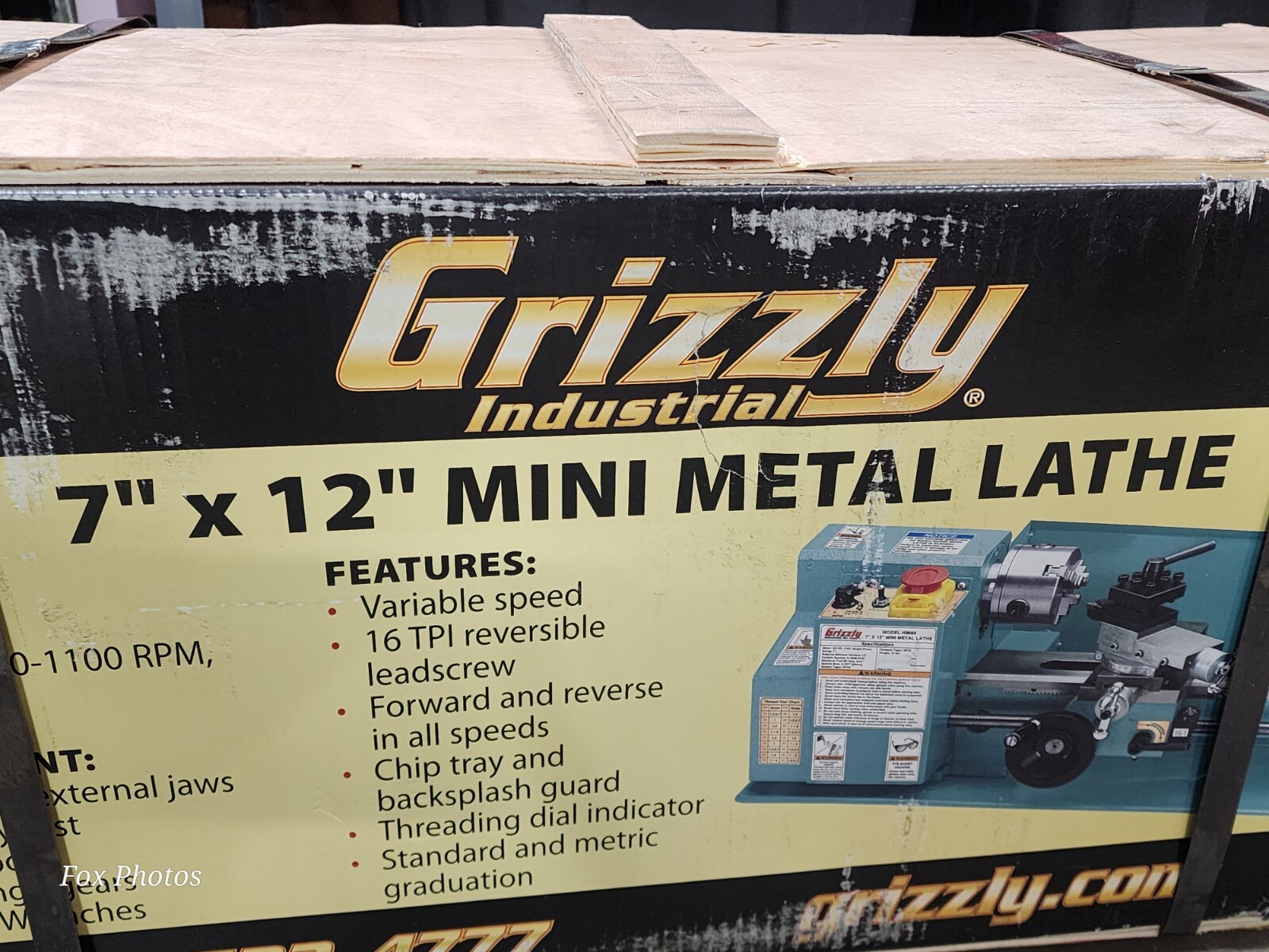 Grizzly Industrial G8688 7" X 12" Mini Metal Lathe New in Box eBay