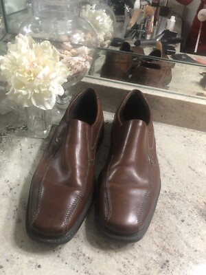 ECCO Mens Leather Slip On‎ Loafer Shoes Brown Size 45 EU 11.5 US ECCO Men main image 3