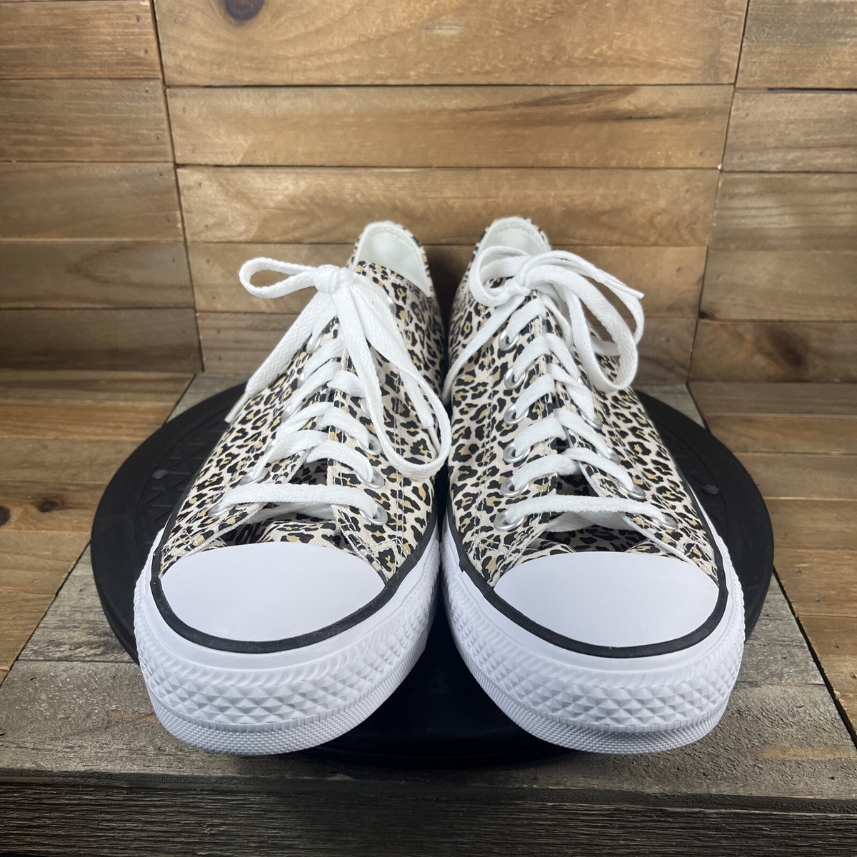 Converse Ctas OX Mens SZ 11.5 Low Top Sneakers Black Brown White