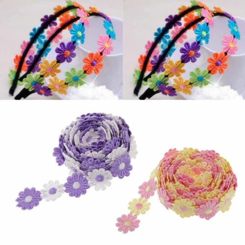 Bastel-Bänder Blume aus Polyester