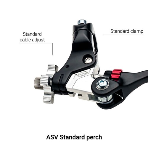 1999-2014 Honda TRX400 EX / X ASV F4 Series Brake & Clutch Lever PAIR PACK Black - Picture 3 of 24