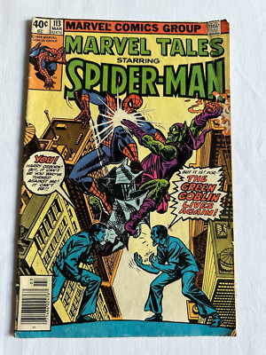 MARVEL TALES #113 * Marvel Comics * 1980 - Spider-Man Green Goblin