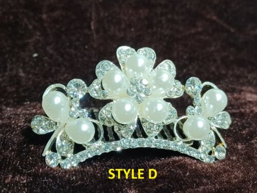 139 Pc W/5 Styles4 Wholesales Lots Crystal Photo Prop Baby Princess Tiara Crown - Picture 5 of 6