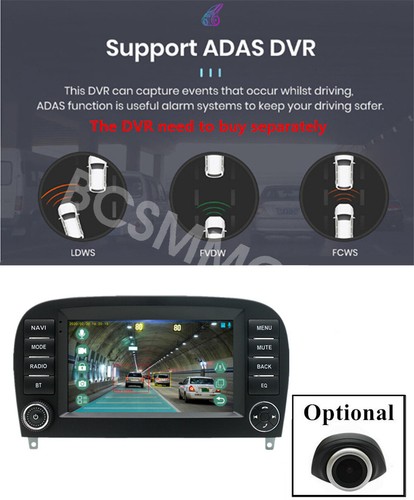 Android 13 Car Radio BT Cam Fit For Mercedes Benz SL55/SL63/SL65 AMG 2005-2012 - Picture 14 of 24