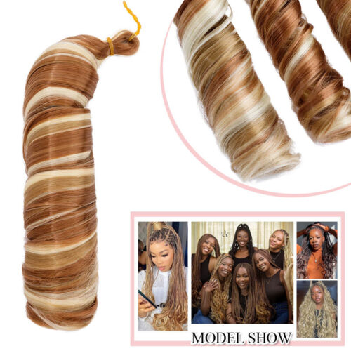 Afro Twist French Curls Braiding Zöpfe Braids Haarverlängerung Lockig 24" Ombre - Bild 22 von 31