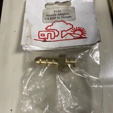 1/4"  BSP Nozzle Adaptor Brass  Fitting F101