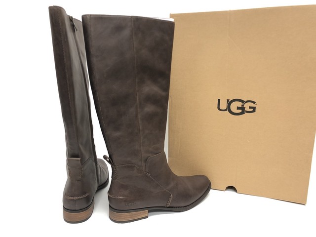 ugg leigh boot dark brown