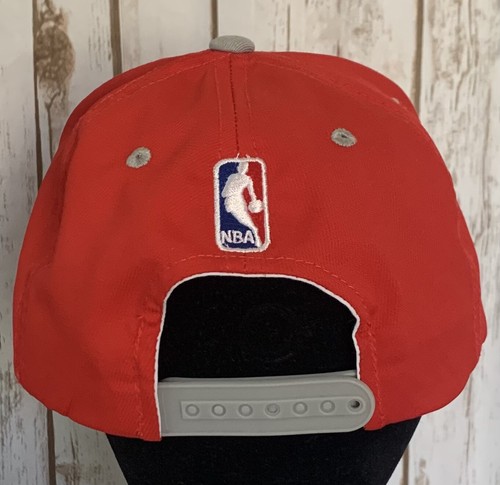 Houston Rockets Mens Adidas Red Snapback Flat Brim Hat Cap Embroidered - Picture 3 of 7