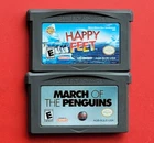 Happy Feet Penguins Game Boy Advance Lot 2 GBA Games March of Penguins Movie