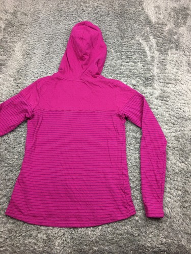 Columbia Hoodie Womens Size Small Pink Long Sleeve Striped - 第 9/10 張圖片